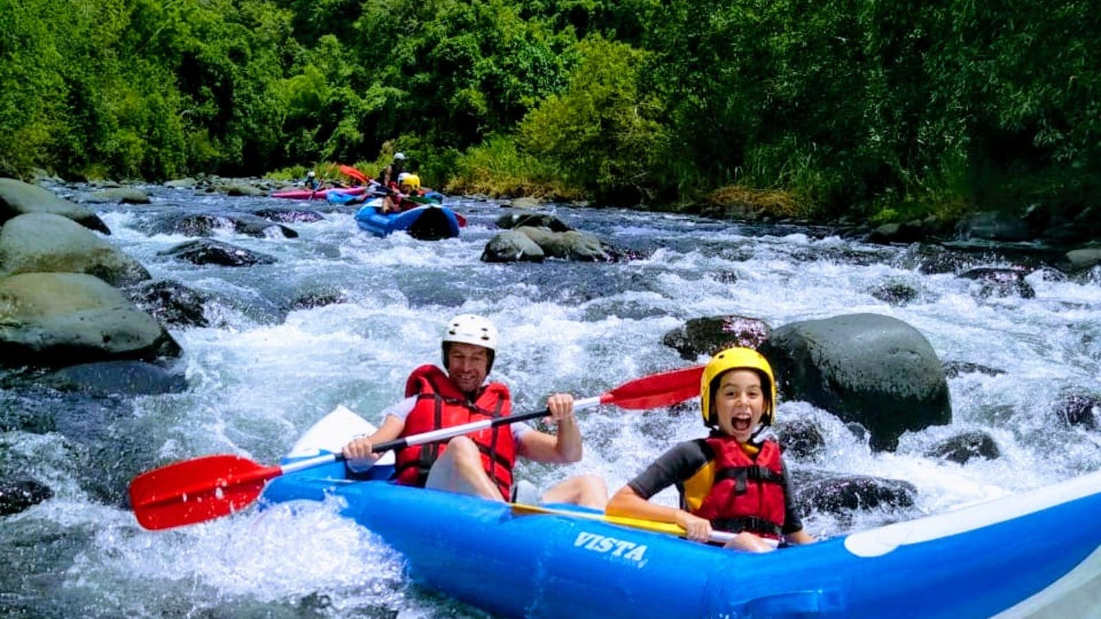 Canoë-raft biplace, le format accessible dès 7 ans