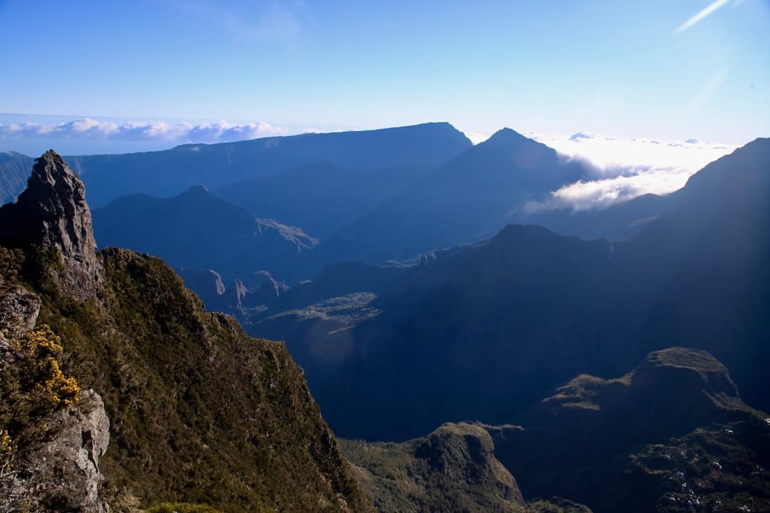 Le cirque de Mafate depuis le belvédère du Maïdo