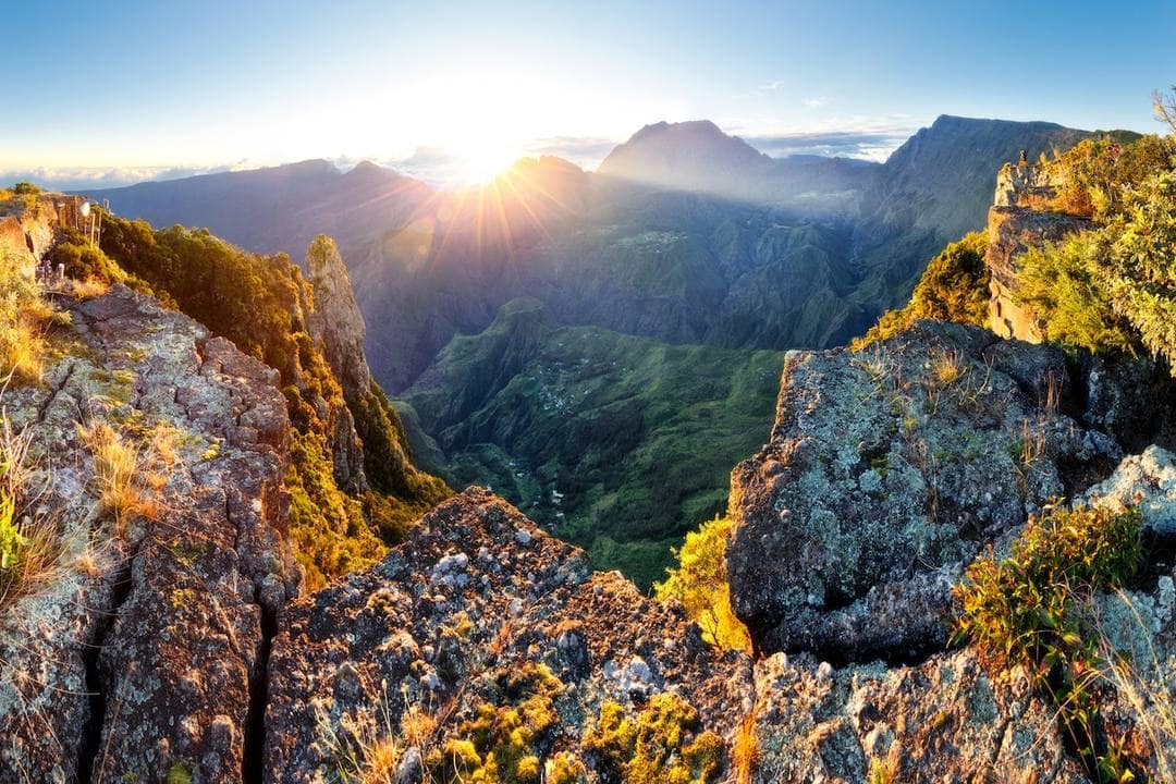 Sommet du Piton des Neiges à l'aube