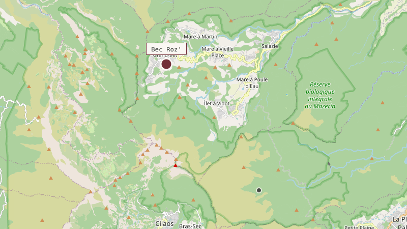Carte situant Bec Roz'