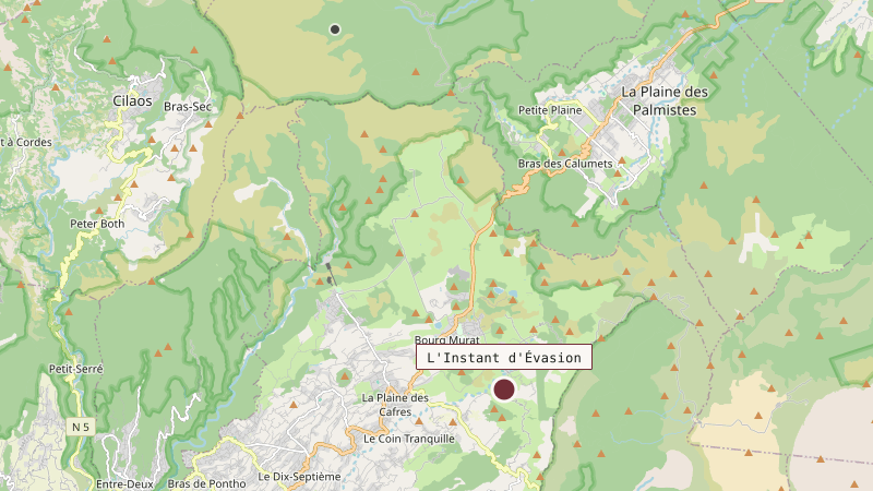 Carte situant L'Instant d'Évasion