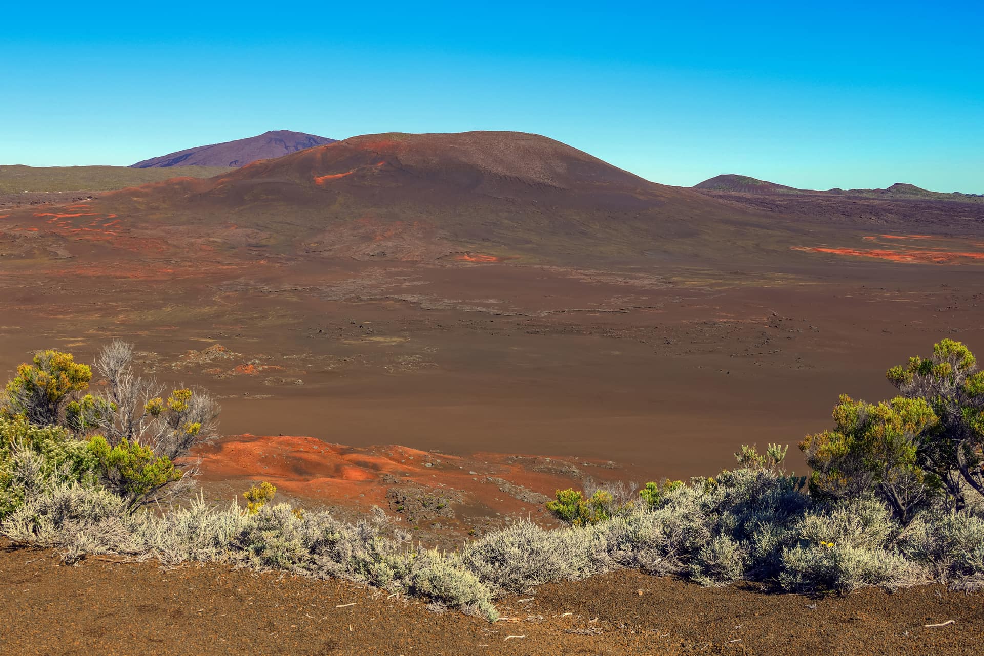 La Plaine des Sables sur la route du Piton de la Fournaise